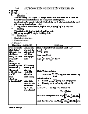 Phụ đạo Giải tích 12
